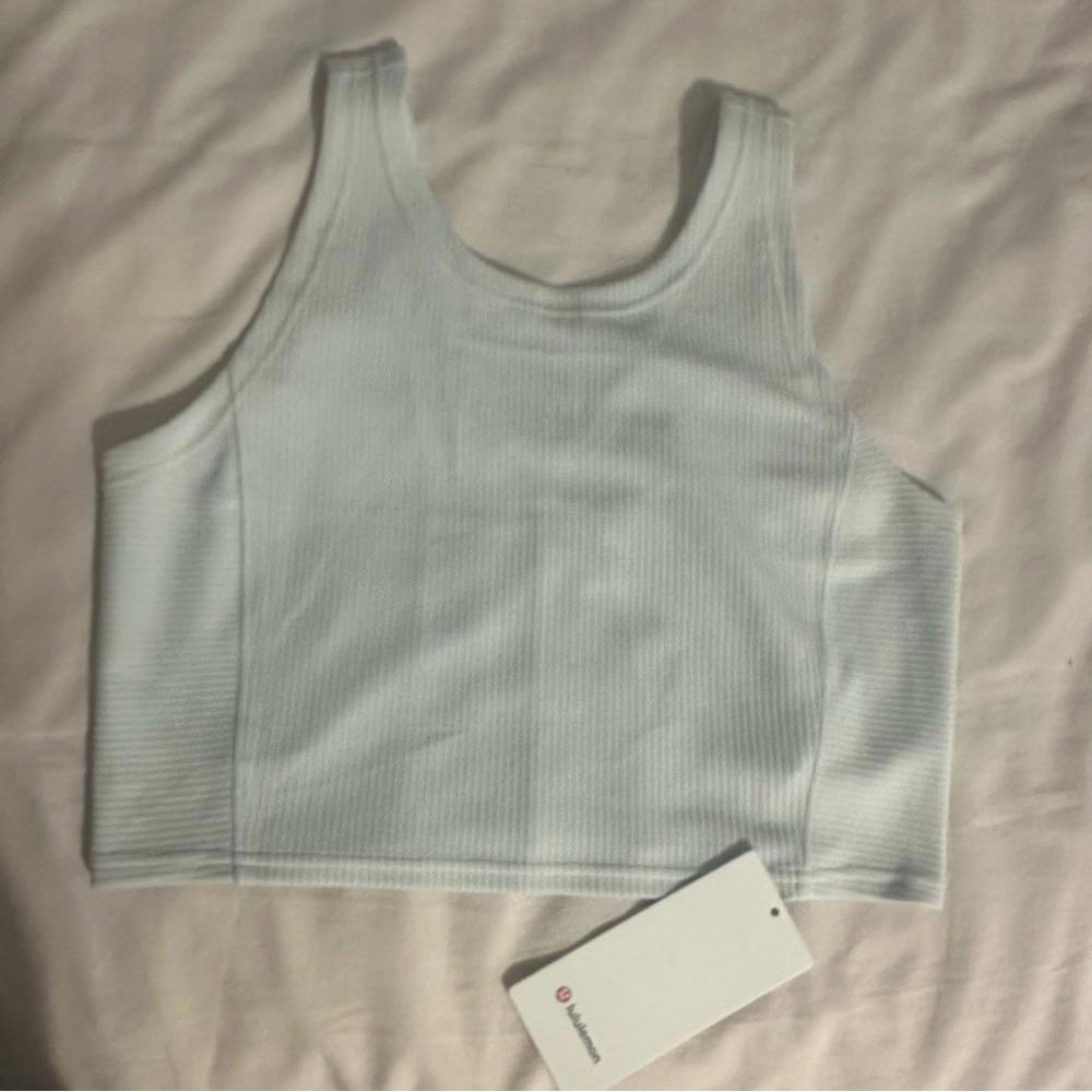 Lululemon Athletica Ribbed Softstreme
Cropped Tank White